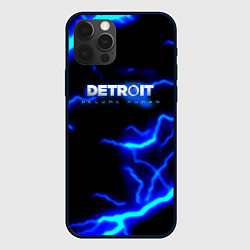 Чехол для iPhone 12 Pro Max Detroit become human storm, цвет: 3D-черный
