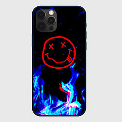 Чехол для iPhone 12 Pro Max Nirvana flame, цвет: 3D-черный