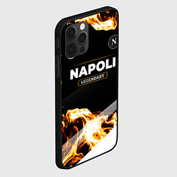 Чехол для iPhone 12 Pro Max Napoli legendary sport fire, цвет: 3D-черный — фото 2