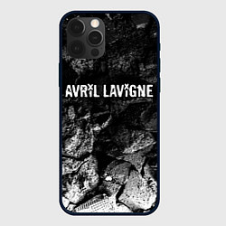 Чехол iPhone 12 Pro Max Avril Lavigne black graphite