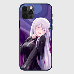 Чехол для iPhone 12 Pro Max Ехидна из Ре зеро, цвет: 3D-черный