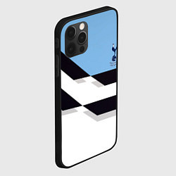 Чехол для iPhone 12 Pro Max Tottenham sport geometry, цвет: 3D-черный — фото 2