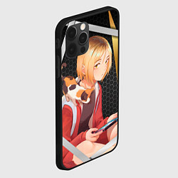 Чехол для iPhone 12 Pro Max Кенма Козуме из Волейбола, цвет: 3D-черный — фото 2