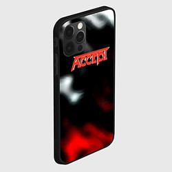 Чехол для iPhone 12 Pro Max Accept rock steel, цвет: 3D-черный — фото 2
