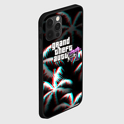 Чехол для iPhone 12 Pro Max GTA 6 vice city glitch, цвет: 3D-черный — фото 2