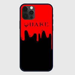 Чехол для iPhone 12 Pro Max Quake краски текстура шутер, цвет: 3D-черный