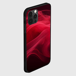 Чехол для iPhone 12 Pro Max Дым бордо, цвет: 3D-черный — фото 2