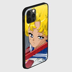 Чехол для iPhone 12 Pro Max Sailor Moon Усаги Цукино грустит, цвет: 3D-черный — фото 2