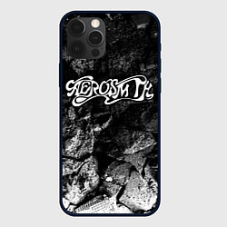 Чехол для iPhone 12 Pro Max Aerosmith black graphite, цвет: 3D-черный