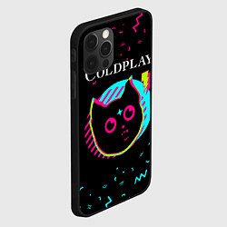 Чехол для iPhone 12 Pro Max Coldplay - rock star cat, цвет: 3D-черный — фото 2