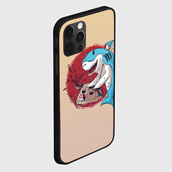 Чехол для iPhone 12 Pro Max Sushi shark, цвет: 3D-черный — фото 2