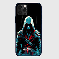 Чехол для iPhone 12 Pro Max Assassins creed ночной образ, цвет: 3D-черный