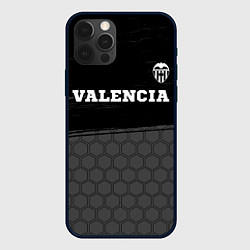 Чехол для iPhone 12 Pro Max Valencia sport на темном фоне посередине, цвет: 3D-черный