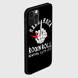 Чехол для iPhone 12 Pro Max Хард-рок, рок-н-ролл, цвет: 3D-черный — фото 2