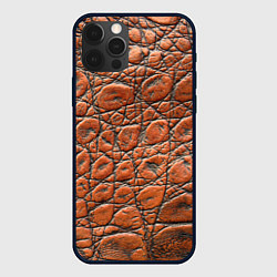 Чехол для iPhone 12 Pro Max Змеиная шкура текстура, цвет: 3D-черный