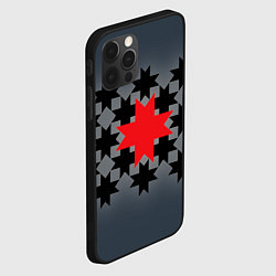 Чехол для iPhone 12 Pro Max Этно серый, цвет: 3D-черный — фото 2