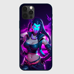 Чехол для iPhone 12 Pro Max League of Legends Kaisa Kda style, цвет: 3D-черный