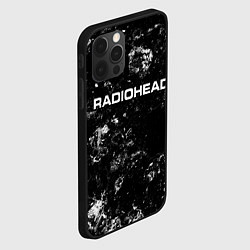 Чехол для iPhone 12 Pro Max Radiohead black ice, цвет: 3D-черный — фото 2
