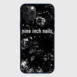 Чехол для iPhone 12 Pro Max Nine Inch Nails black ice, цвет: 3D-черный