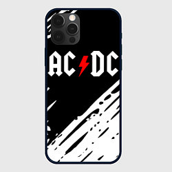 Чехол для iPhone 12 Pro Max Ac dc rock, цвет: 3D-черный
