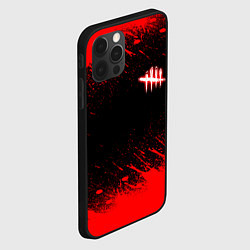 Чехол для iPhone 12 Pro Max Dead by daylight огненный, цвет: 3D-черный — фото 2