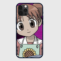 Чехол для iPhone 12 Pro Max Azumanga Daioh Тиё Михама, цвет: 3D-черный