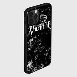 Чехол для iPhone 12 Pro Max Bullet For My Valentine black ice, цвет: 3D-черный — фото 2