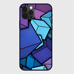 Чехол для iPhone 12 Pro Max Куб, цвет: 3D-черный