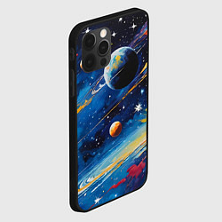 Чехол для iPhone 12 Pro Max Цвета вселенной, цвет: 3D-черный — фото 2