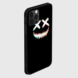 Чехол для iPhone 12 Pro Max Неоновый монстр глитч, цвет: 3D-черный — фото 2