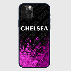 Чехол для iPhone 12 Pro Max Chelsea pro football посередине, цвет: 3D-черный