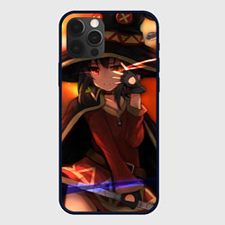 Чехол для iPhone 12 Pro Max Konosuba Мэгумин cute, цвет: 3D-черный