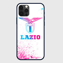 Чехол для iPhone 12 Pro Max Lazio neon gradient style, цвет: 3D-черный