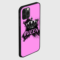 Чехол для iPhone 12 Pro Max Королева - корона, цвет: 3D-черный — фото 2