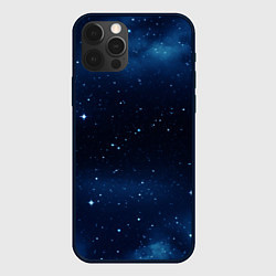 Чехол для iPhone 12 Pro Max Космос и мелкие звезды, цвет: 3D-черный