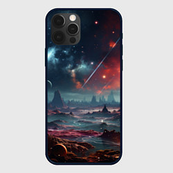 Чехол для iPhone 12 Pro Max Фантастическая планета, цвет: 3D-черный