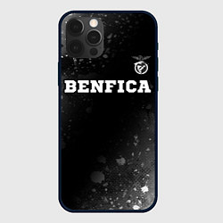 Чехол для iPhone 12 Pro Max Benfica sport на темном фоне посередине, цвет: 3D-черный