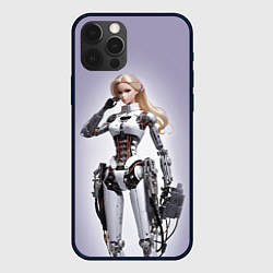 Чехол для iPhone 12 Pro Max Barbie cyberpunk - ai art fantasy, цвет: 3D-черный