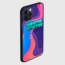 Чехол для iPhone 12 Pro Max Abiotic Factor яркие полосы, цвет: 3D-черный — фото 2