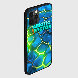 Чехол для iPhone 12 Pro Max Abiotic Factor logo bright neon, цвет: 3D-черный — фото 2