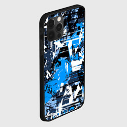 Чехол для iPhone 12 Pro Max Extreme glitch, цвет: 3D-черный — фото 2