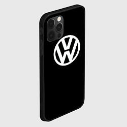 Чехол для iPhone 12 Pro Max Volkswagen sport avto, цвет: 3D-черный — фото 2