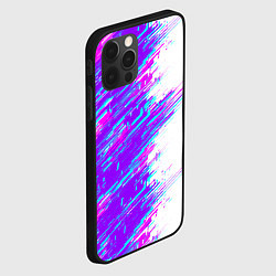 Чехол для iPhone 12 Pro Max Neon glitch, цвет: 3D-черный — фото 2