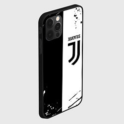 Чехол для iPhone 12 Pro Max Juventus краски текстура спорт, цвет: 3D-черный — фото 2