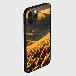 Чехол для iPhone 12 Pro Max Пшеничное поле - аниме, цвет: 3D-черный — фото 2