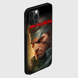 Чехол для iPhone 12 Pro Max Веном Снейк из игры Metal gear, цвет: 3D-черный — фото 2