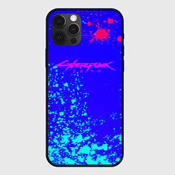 Чехол для iPhone 12 Pro Max Cyberpunk neon steel, цвет: 3D-черный