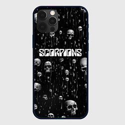 Чехол для iPhone 12 Pro Max Scorpions rock group, цвет: 3D-черный