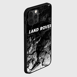 Чехол для iPhone 12 Pro Max Land Rover black graphite, цвет: 3D-черный — фото 2