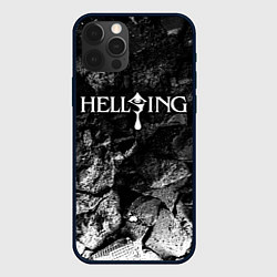 Чехол iPhone 12 Pro Max Hellsing black graphite